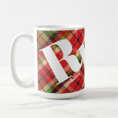 Monogram kerstmis koffiemok (Links)