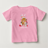 Monogram Kerstmis Santa Gingerbread Brief Een Meis (Voorkant)