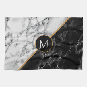Monogram keukenhanddoekje met een mondstuk - Uw br Theedoek