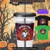 Monogram Kinder Halloween Spooky Fun Ghost Acryl Drinkbeker