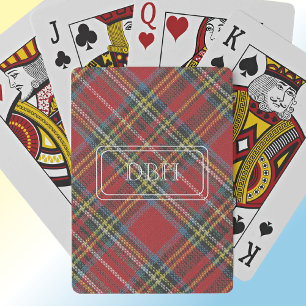 Monogram Klasse Royal Stewart Tartan Speelkaarten