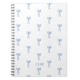 Monogram Kleine Boog Blauw Notitieboek
