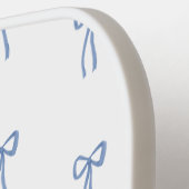 Monogram Kleine Boog Blauw Pickleball Paddle (Links Detail)