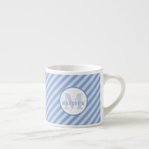 Monogram kleine Mok. baby shower Cadeauidee.  Espresso Kop