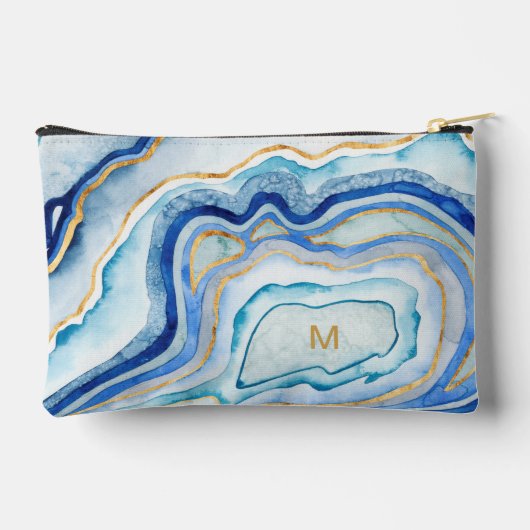 Monogram | Kobalt Agate II Etui (Achterkant)