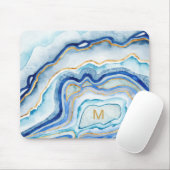 Monogram | Kobalt Agate II Muismat (Met muis)