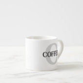 monogram koffie espresso kop (Voorkant rechts)