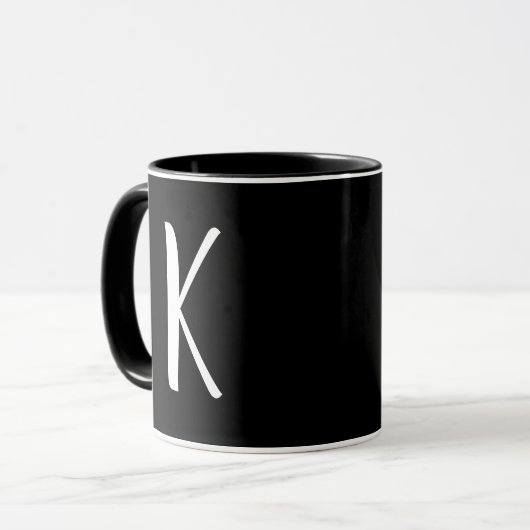 MONOGRAM KOFFIE MOK SCRIPT (Voorkant links)
