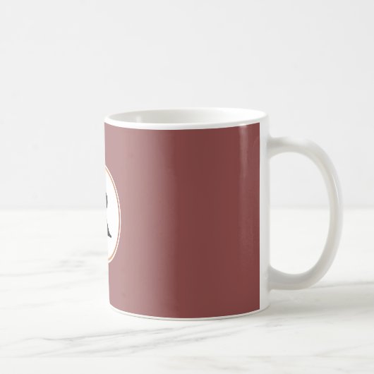 monogram koffiemok (Rechts)