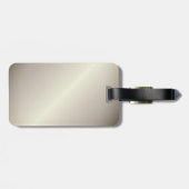 Monogram kunstontwerp bagagelabel (Achterkant horizontaal)