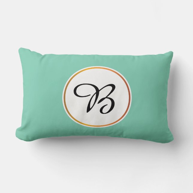 monogram kussen (Voorkant)