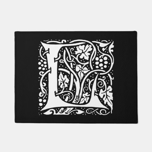  Monogram L Art Nouveau Deurmat (Voorkant)