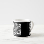  Monogram L Art Nouveau Espresso Kop (Voorkant rechts)