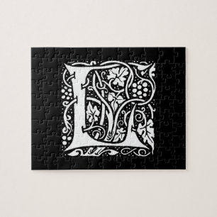 Monogram L Art Nouveau Legpuzzel