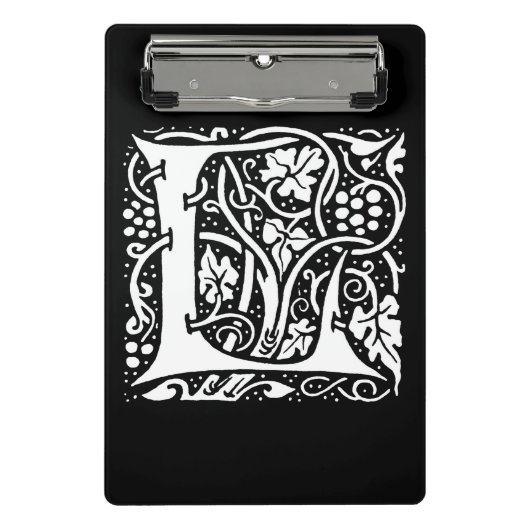  Monogram L Art Nouveau Mini Klembord (Voorkant)