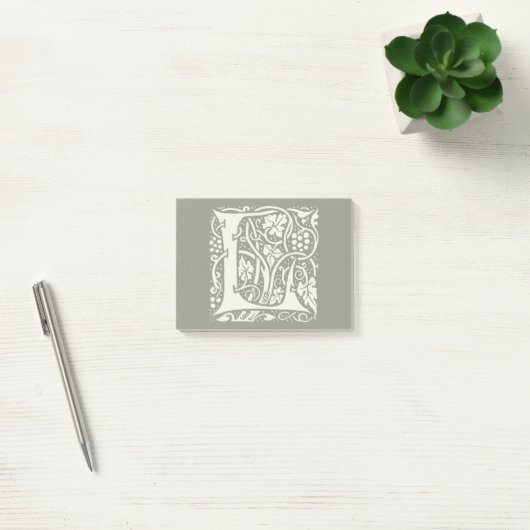 Monogram L Art Nouveau Post-it® Notes (Kantoor)