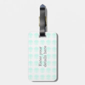 Monogram L Flexibel Paard Gepersonaliseerd Bagagelabel (Achterkant verticaal)