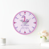 Monogram L Lillian harts name de klok (Huis)