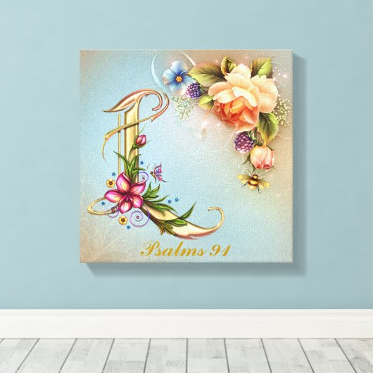 Monogram L Premium gewatteerd Canvas (gloss) (Insitu (Houten vloer))