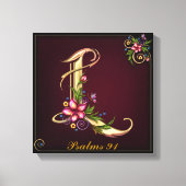 Monogram L Premium gewatteerd Canvas (gloss) (Voorkant)