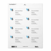 Monogram Label Sticker (Full Sheet)