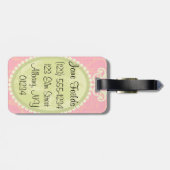 Monogram Label voor reizen Bagagelabel (Achterkant horizontaal)