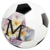 Monogram lace pink and yellow Spring flowers (3/4)