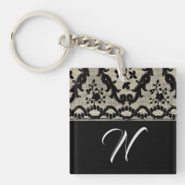 Monogram Lace-Sleutelhanger Sleutelhanger