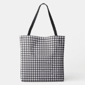 Monogram, Large Black White Buffalo Check 18" Draagtas (Achterkant)