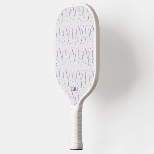 Monogram Lavendel Harten Girly  Preppy Pickleball Paddle (Links)
