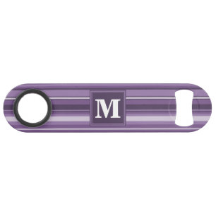 Monogram Lavender strepen Speed Flessenopener