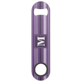 Monogram Lavender strepen Speed Flessenopener (Voorkant)