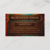 Monogram leder Kijk Visitekaartje (Achterkant)