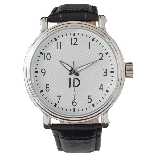 Monogram  lederen riem horloge (Voorkant)