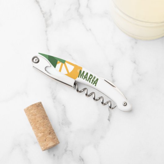 Monogram leemon Slices en Leaves Kurkentrekker (Voorkant)