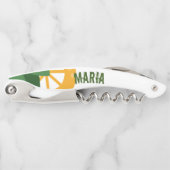 Monogram leemon Slices en Leaves Kurkentrekker (Voorkant)