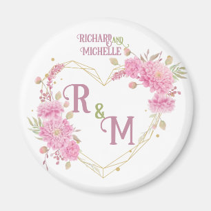 Monogram legante minimale Chic Initiaal letter Magneet