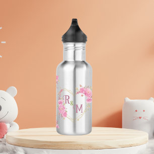 Monogram legante minimale Chic Initiaal letter Waterfles