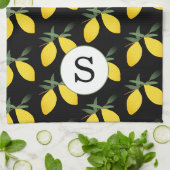 Monogram Lemon Citrus Theedoek (Gevouwen)