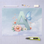 Monogram Letter A Tissue Paper Tissuepapier (Craft)