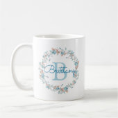Monogram - letter B, aangepaste Mok (Links)