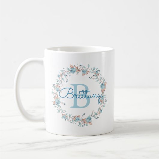 Monogram - letter B, aangepaste Mok (Links)