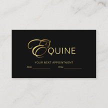 Monogram Letter E Paard in goudkleur