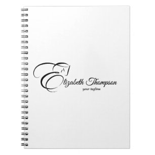 Monogram letter E Paard Notitieboek