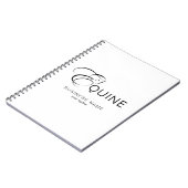 Monogram letter E Paard Notitieboek (Linkerzijde)