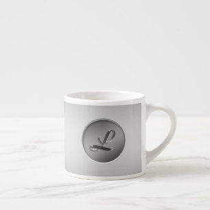 Monogram "Letter L" Espresso Kop