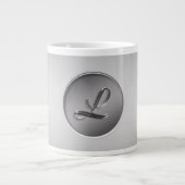 Monogram "Letter L" Extra Grote Beker (Voorkant)