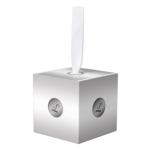 Monogram "Letter L" Ornament (Voorkant hoekig)