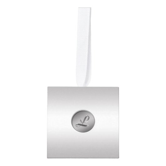 Monogram "Letter L" Ornament (Voorkant)