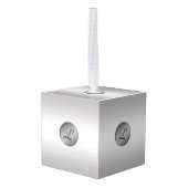 Monogram "Letter L" Ornament (Achter hoekig)